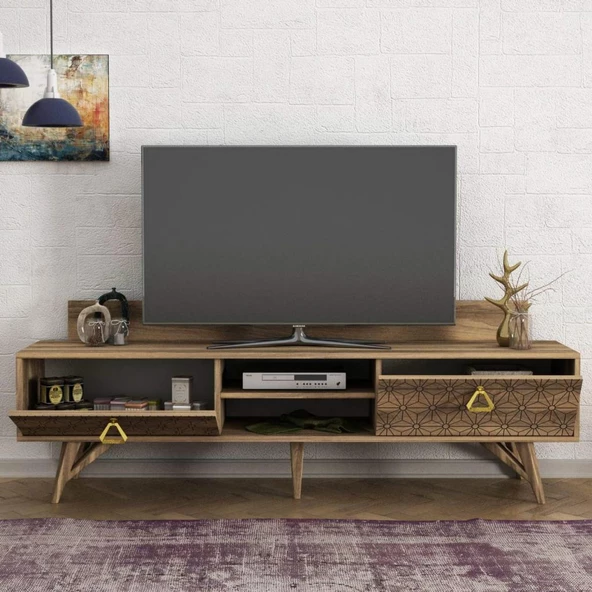 Dekorister Exclusive Yakamoz Tv Sehpası Ceviz - 2
