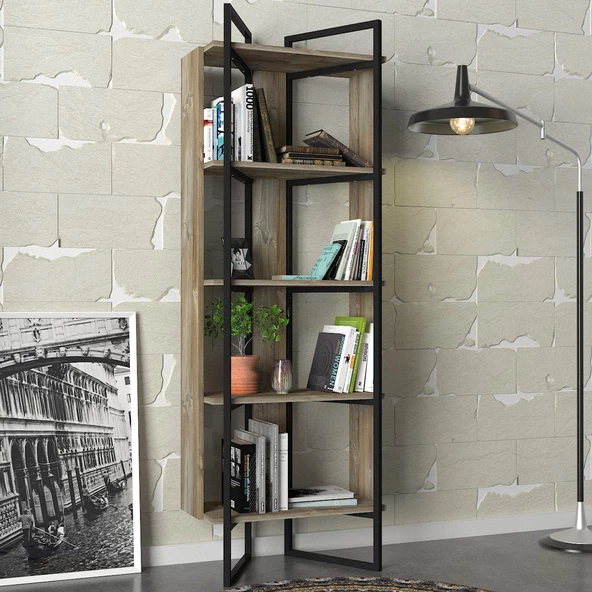 Dekorister Exclusive Costa Demir Kitaplık Patik - 2