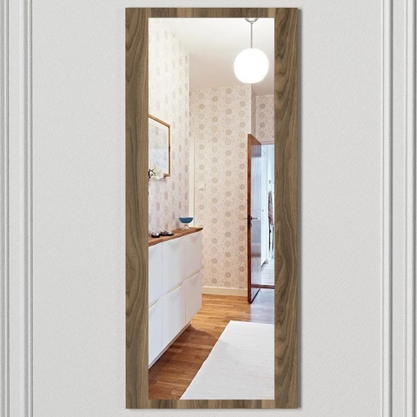 Dekorister Eres Boy Aynası Ceviz - 105*45 - 2
