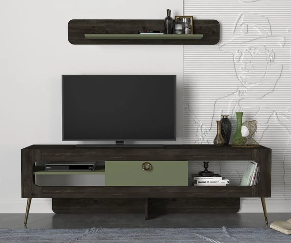 Dekorister Exclusive Milandra Tv Ünitesi Rebab-Garden