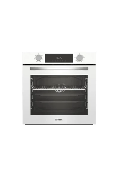 Altus ALA 322 W Fırın 189 DW Ocak 535 W Davlumbaz Beyaz Ankastre Set - Resim 4