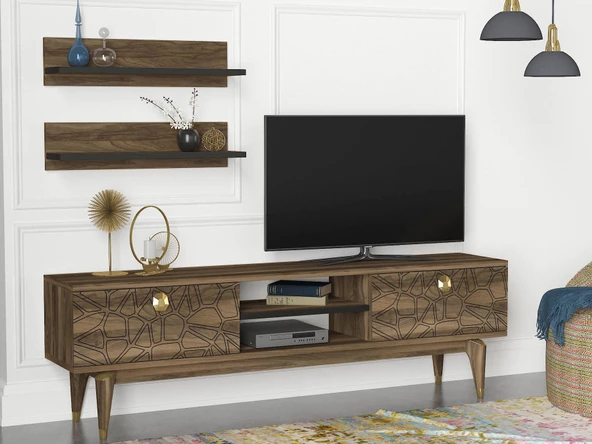 Dekorister Exclusive Royal Tv Ünitesi Ceviz - 2