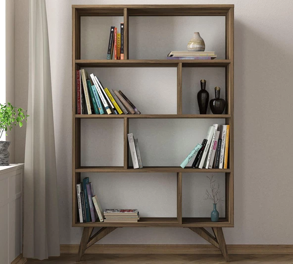 Dekorister Flamingo Kitaplık Ceviz - 2