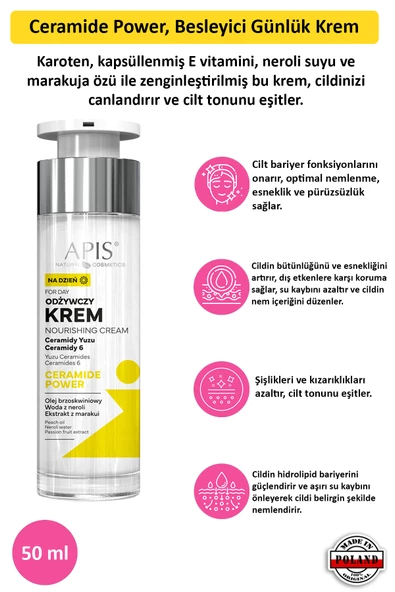 Günlük Krem - Seramid Gücü Besleyici - 50 ml