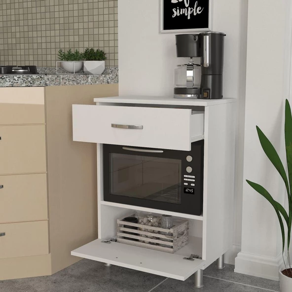 Dekorister Neptun Mutfak Dolabı Beyaz - 3