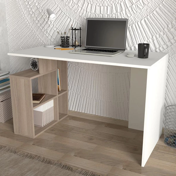 Dekorister Labran Çalışma Masası Beyaz-Cordoba - 3