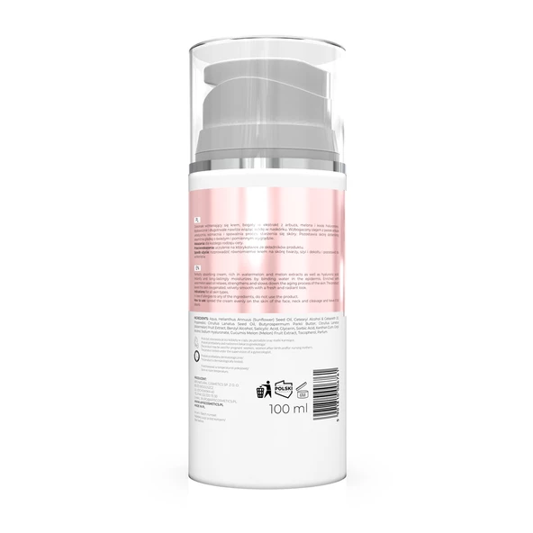 Nemlendirici Krem Karpuz ve Hyaluronik Asit  SPF 15 - 100ml - 3