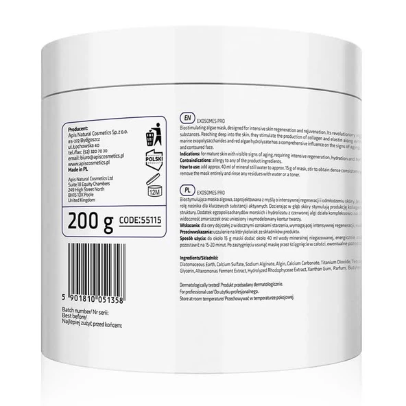 Yaşlanma Karşıtı EXOSOMES PRO Bitkisel Alg Maskesi 200g - 3