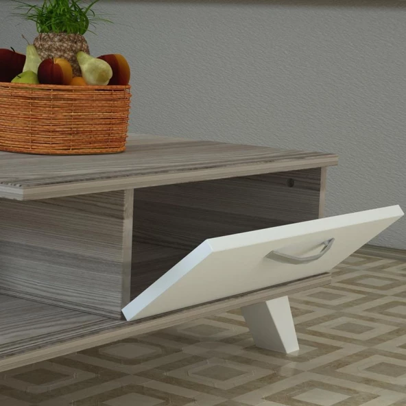 Dekorister Arsenal Orta Sehpa Beyaz-Cordoba - Resim 3