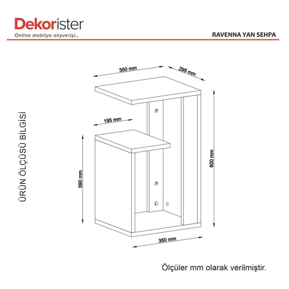 Dekorister Ravenna Koltuk Yan Sehpa Beyaz-Mermer - 6