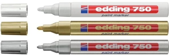 Edding E750 Metlaik Renkler 3 Lü