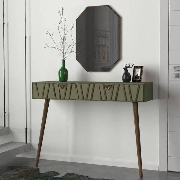 Dekorister Exclusive Forest Aynalı Dresuar Ceviz-Garden - 2