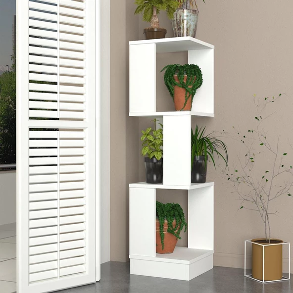 Dekorister Levander Çiçeklik Beyaz - 3