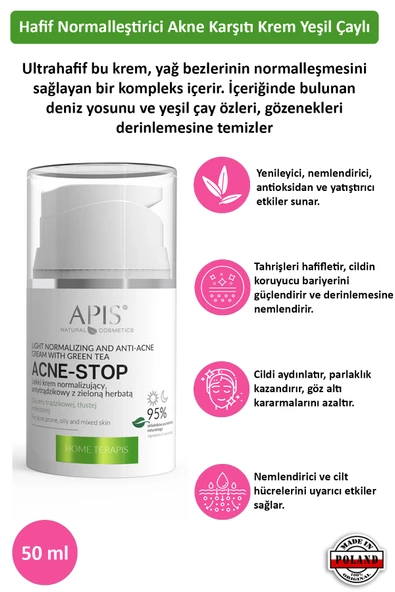 Anti-Akne Krem Normalleştirici - 50ml