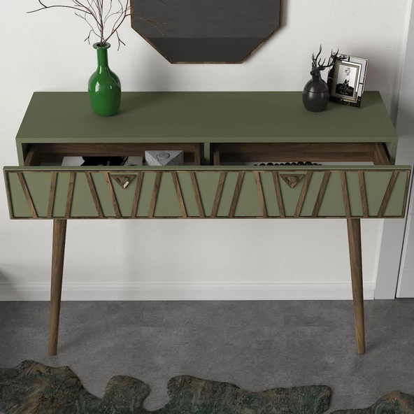 Dekorister Exclusive Forest Aynalı Dresuar Ceviz-Garden - 4