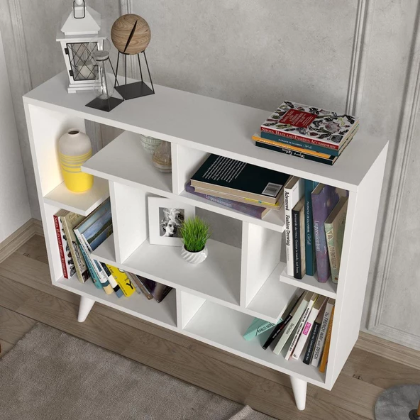 Dekorister Fondea Kitaplık Beyaz - 3