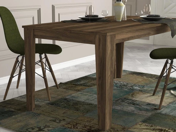 Dekorister Exclusive Costa Yemek Masası Ceviz - 3