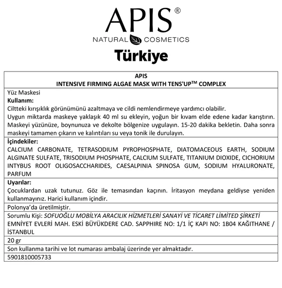 Alg Maskesi - Ekspres Lifting - 20gr - 4