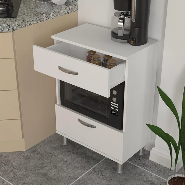 Dekorister Neptun Mutfak Dolabı Beyaz - 4