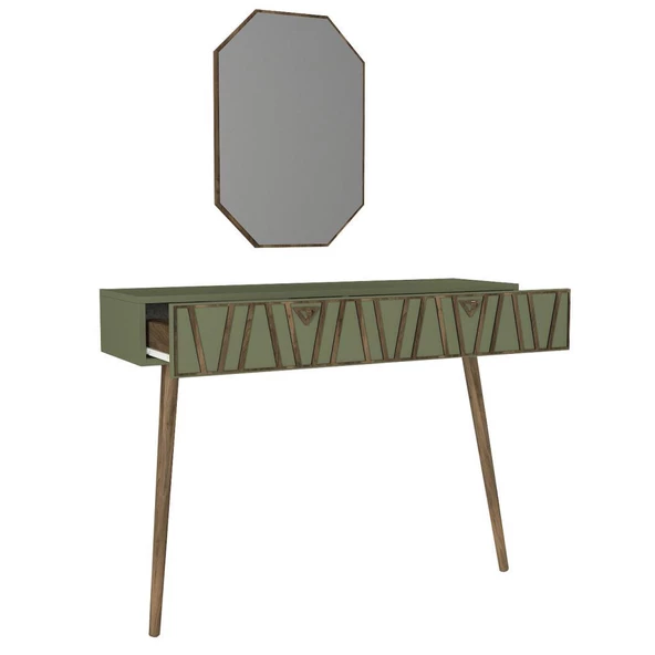 Dekorister Exclusive Forest Aynalı Dresuar Ceviz-Garden - 7