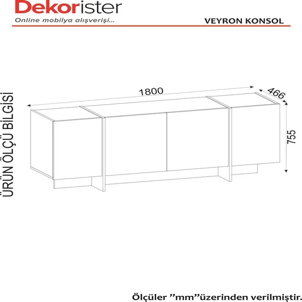 Dekorister Exclusive Veyron Konsol Rebab-Mermer - 6