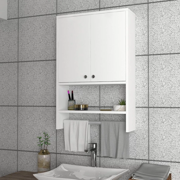Dekorister Vira Banyo Dolabı Beyaz - 2