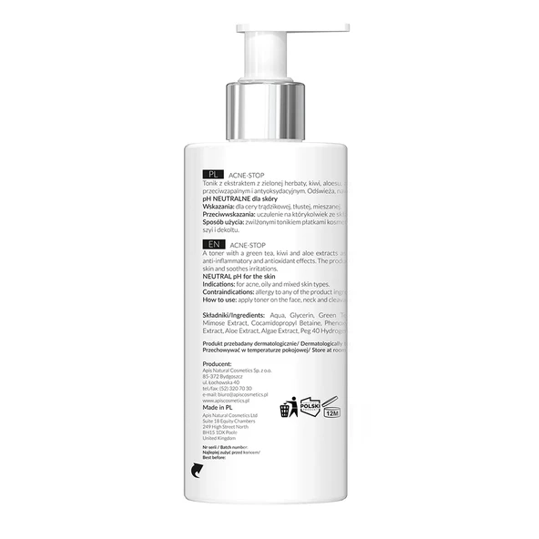 Anti-Bakteriyel Akne Temizleme Toniği - Yeşil Çaylı - 300ml - 3