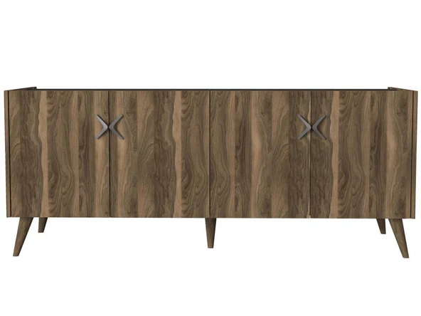 Dekorister Exclusive Wood Konsol Ceviz-Antrasit - 9