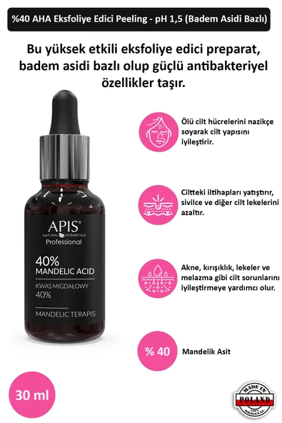 Sivilce ve Leke Giderici %40 Badem Asidi - 30ml