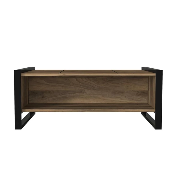 Dekorister Exclusive Lost Metal Orta Sehpa Ceviz - 7