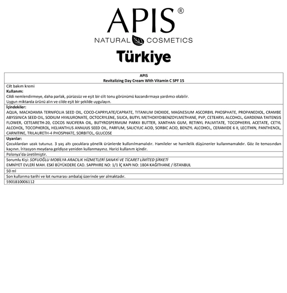 Yüz Nemlendirici Günlük Krem SPF15 - 50ml - 4