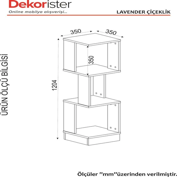 Dekorister Levander Çiçeklik Beyaz - 7