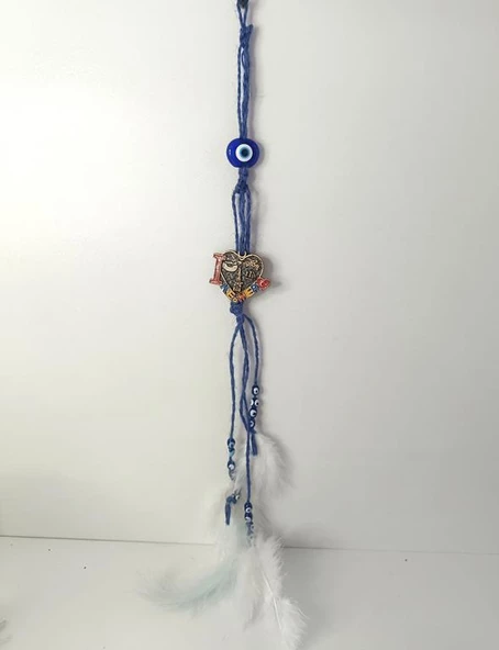 Nazar Boncuklu Kötü Göz Kovucu Dikiz Ayna Duvar Bahçe Ağaç Teras Balkon Süsleme