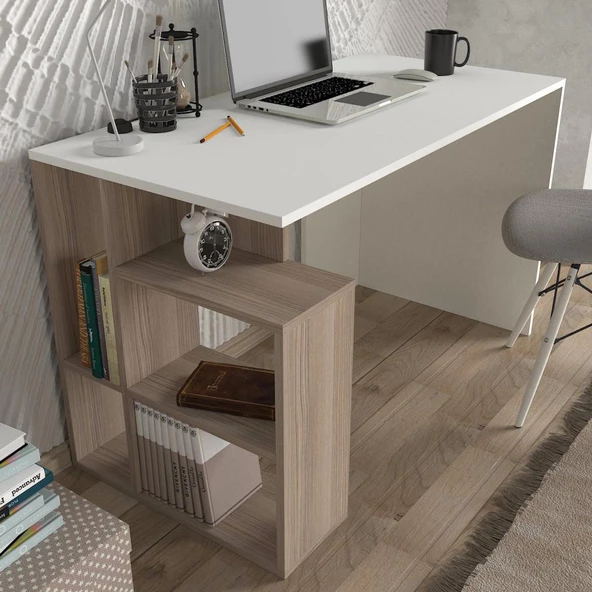 Dekorister Labran Çalışma Masası Beyaz-Cordoba - 2