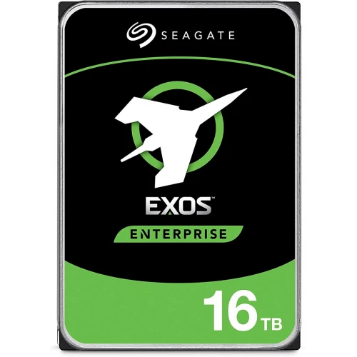 SEAGATE EXOS X16, ST16000NM001G, 3.5", 16TB,  256Mb, 7200 Rpm, 7/24 Enterprise, DATA CENTER-GÜVENLİK-NAS-SERVER, HDD