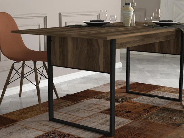 Dekorister Exclusive Lost Yemek Masası Ceviz - 3