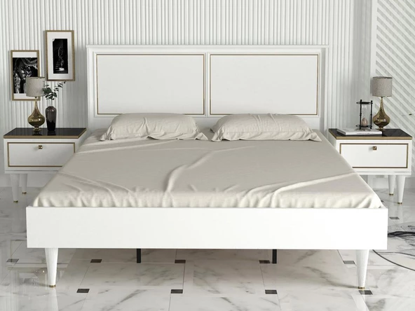 Dekorister Exclusive Ravenna Çift Kişilik Karyola - 160-200 - 2