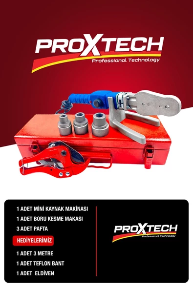 Premium Seri Boru Kaynak Mini Makina Seti Plastik Boru Kaynak Makinesi Aksesular Hediyeli - Resim 2