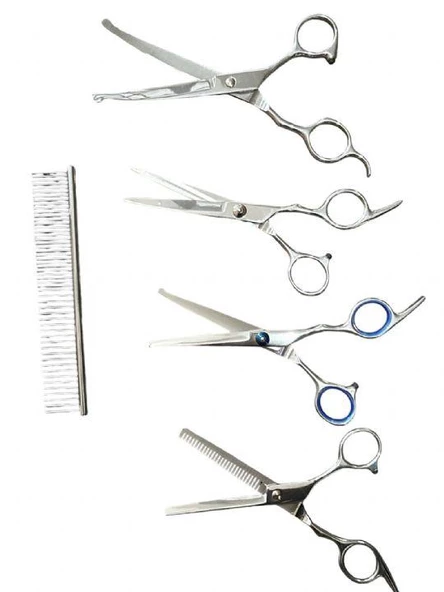 Nunbell Kedi Köpek Traş Makas Seti XL - 3