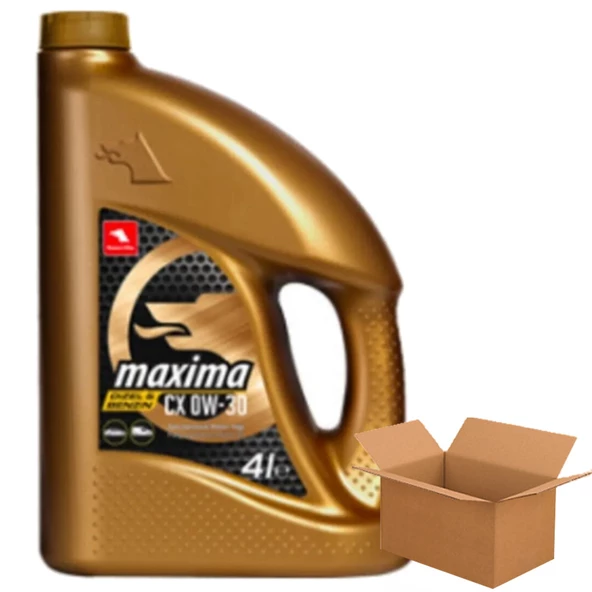 Petrol Ofisi Maxima CX 0W-30 Tam Sentetik Motor Yağı 4 x 4 Litre ürün görseli