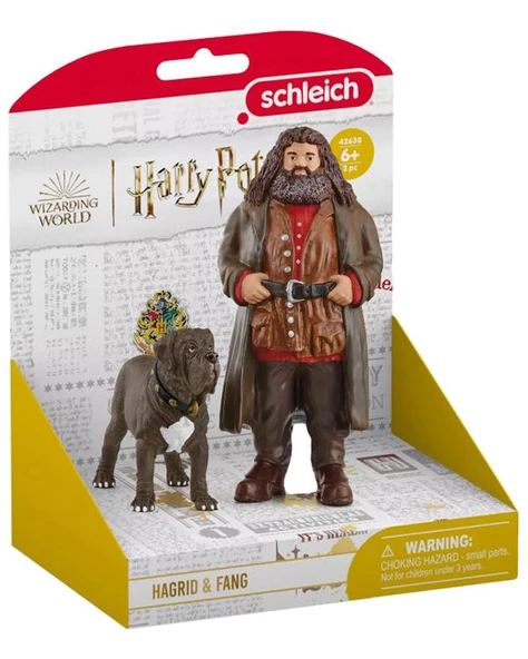 Schleich Harry Potter Büyücülük Dünyası Mini Figür Hagrid ve Fang 42638