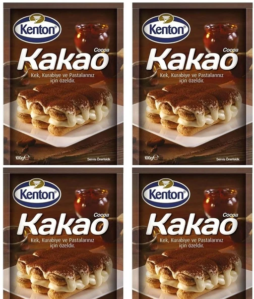 KENTON KAKAO 100 GRAM*4 PAKET (TOPLAM 400 GRAM KAKAO)