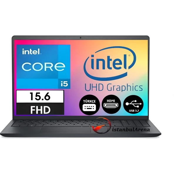 Inspiron 15 3520 Intel Core I5 1235U 12.nesil 16GB 512GB SSD 15.6 Full Hd 120HZ Windows 11 Pro Çanta HEDIYELI- - Resim 2