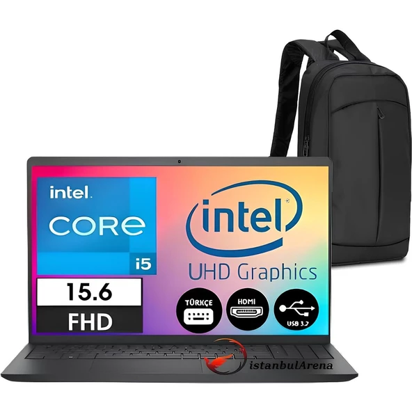 Inspiron 15 3520 Intel Core I5 1235U 12.nesil 16GB 512GB SSD 15.6 Full Hd 120HZ Windows 11 Pro Çanta HEDIYELI- ürün görseli