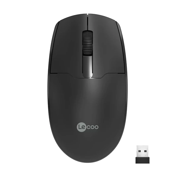 LECOO WS204 KABLOSUZ 1200 DPI SİYAH MOUSE