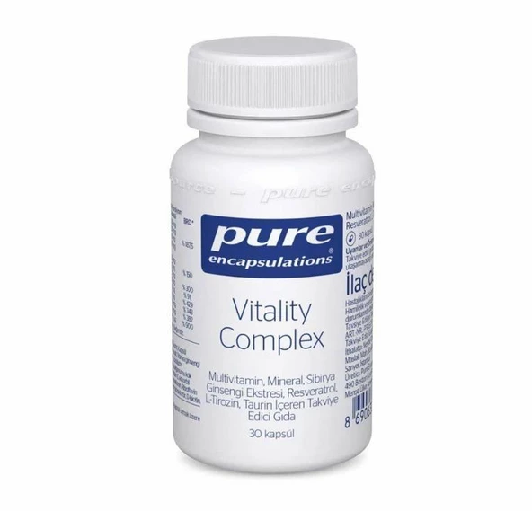 Pure Encapsulations Vitality Complex 30 Kapsül