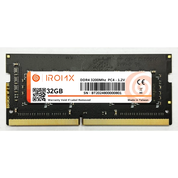 IROMX 32GB 3200Mhz DDR4 (HYNIX CHIP) NOTEBOOK RAM