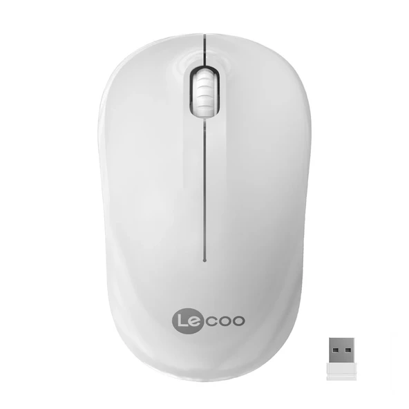 LECOO WS206 KABLOSUZ 1200 DPI BEYAZ MOUSE