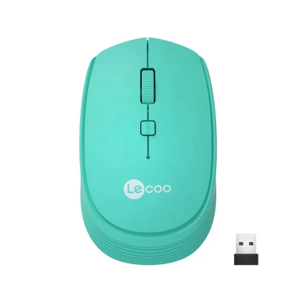 LECOO WS202-CN KABLOSUZ 1200 DPI TURKUAZ MOUSE