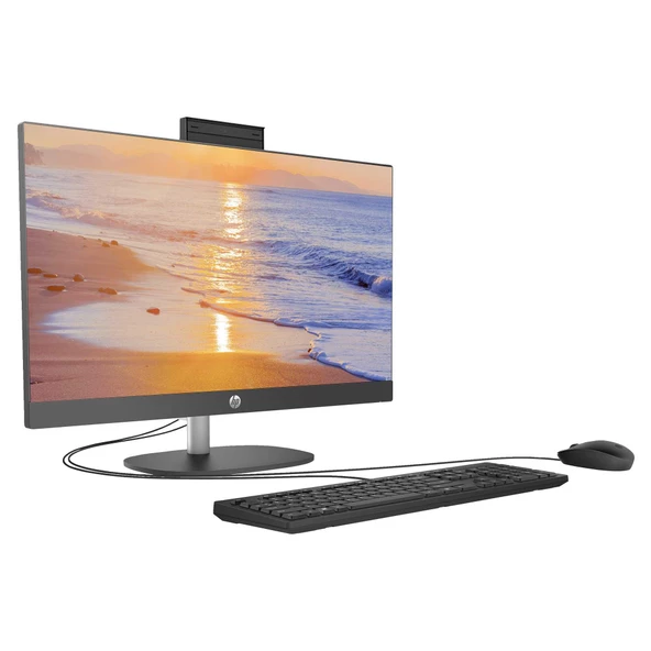 HP ProOne 245 G10 9H6M9ET Ryzen5 7520U 8GB 512SSD 23.8" FHD FreeDOS All In One Bilgisayar - 3